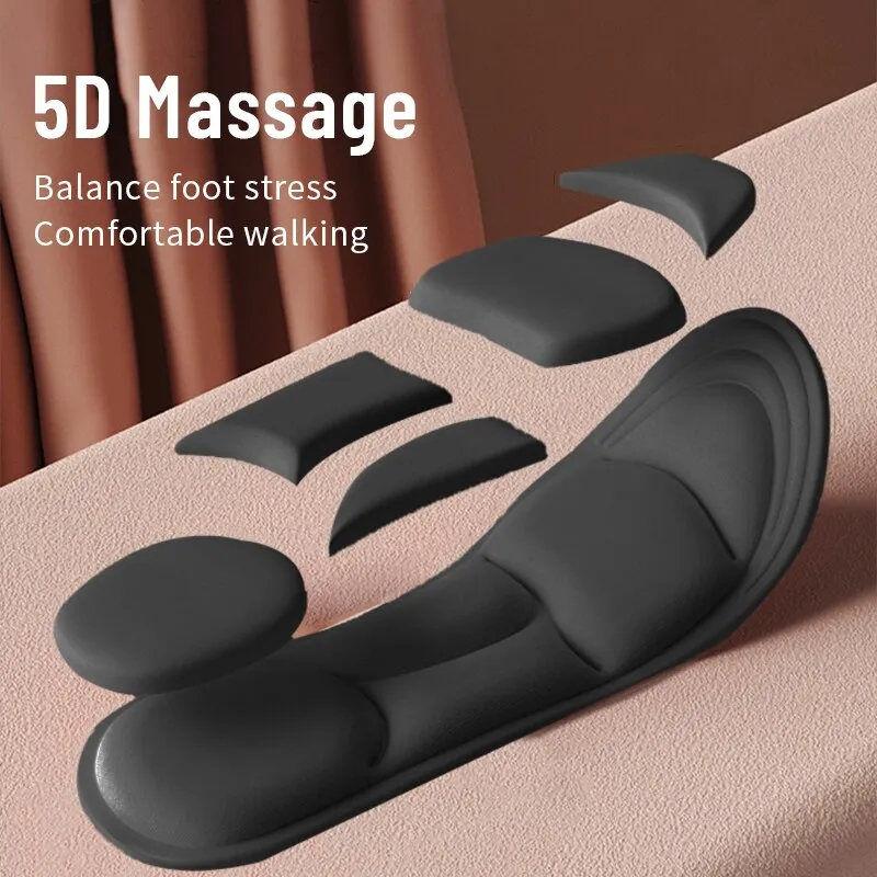 5D Unisex Breathable feet Care Orthopedic Insoles Pair