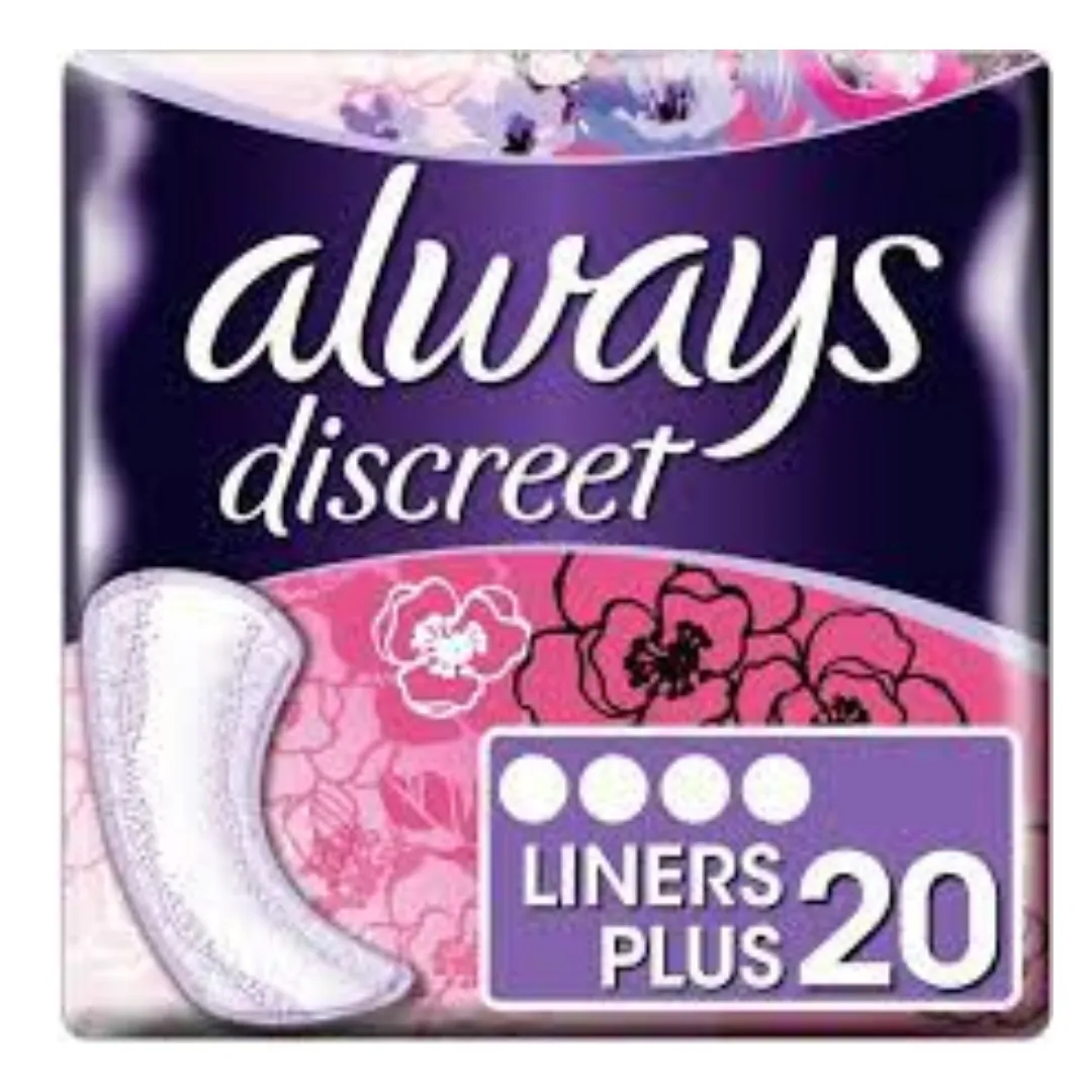 Always Discreet Liners Plus - Pack of 20 (N)