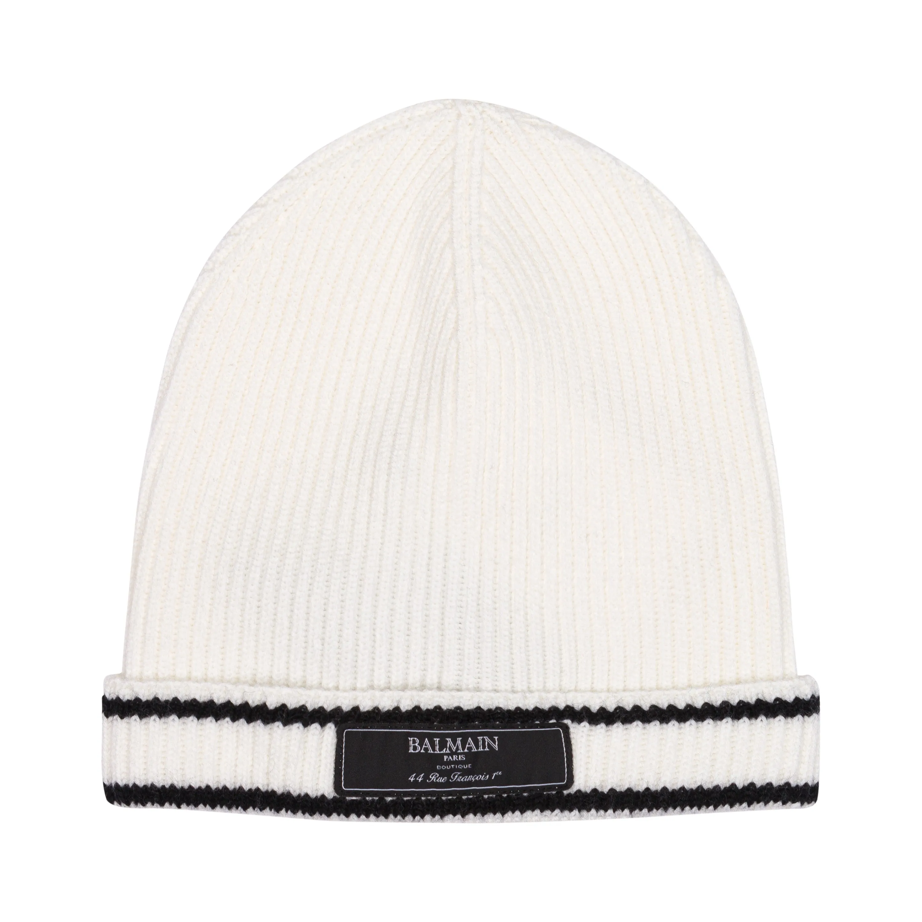 Balmain Ivory Winter Hat