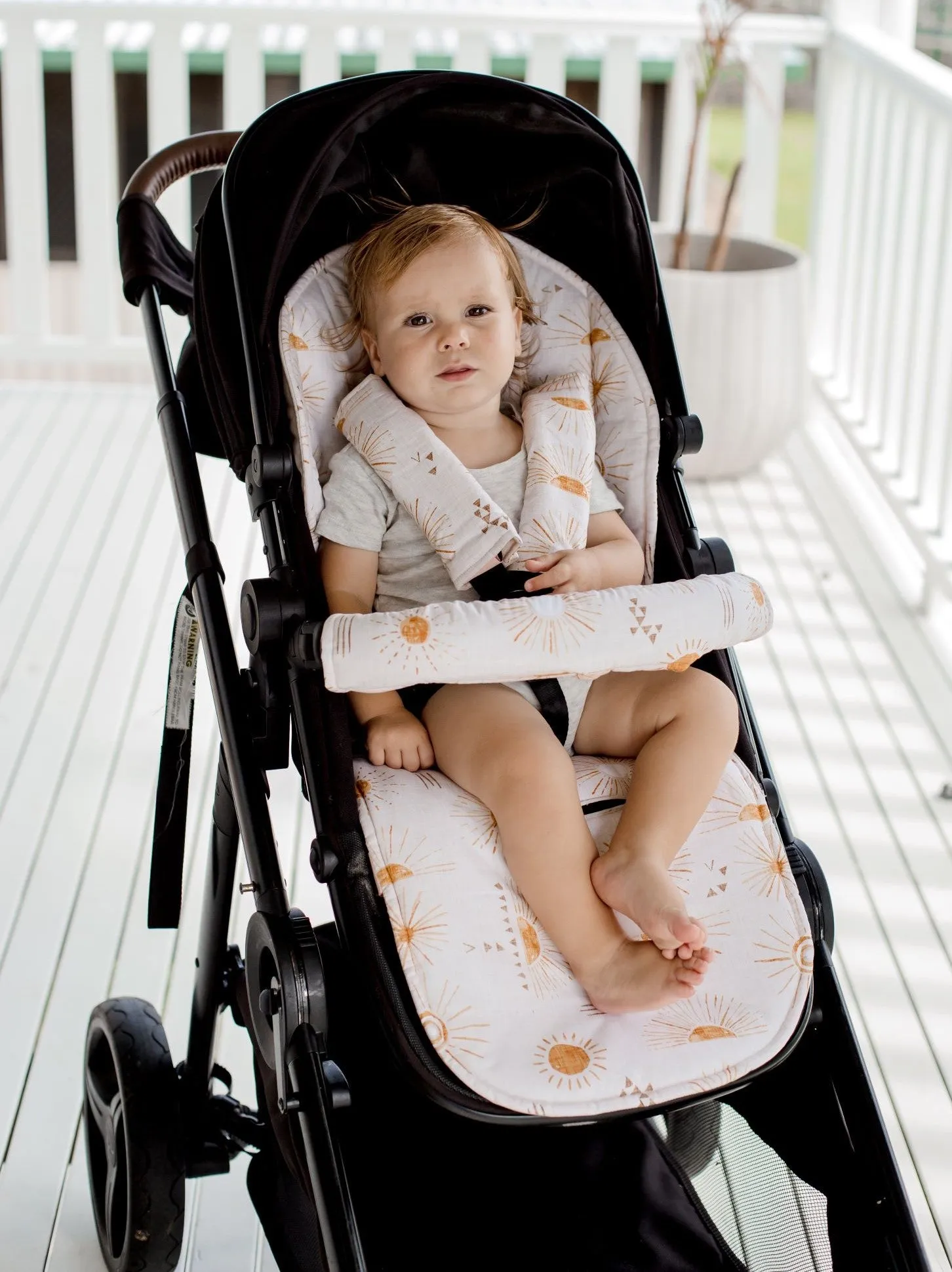 Bambella Designs Universal Pram Liner | Bohemian Sunshine