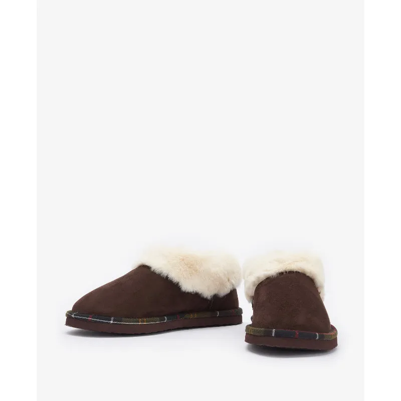 Barbour Eloise Bootie Ladies Slipper - Brown