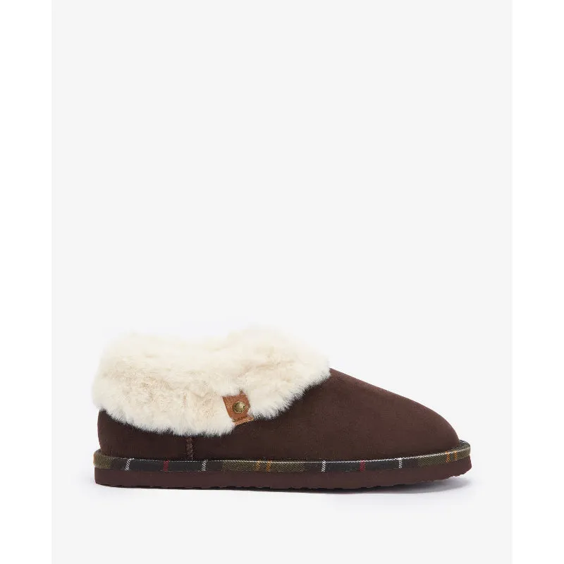 Barbour Eloise Bootie Ladies Slipper - Brown