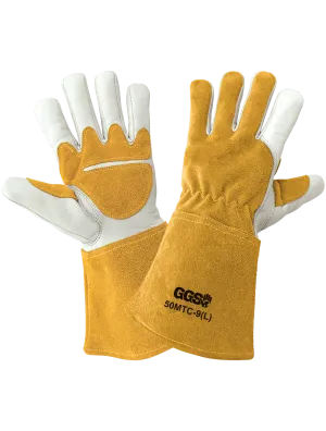 Cowhide Welding Gloves with Fleece Lining - 50MTC