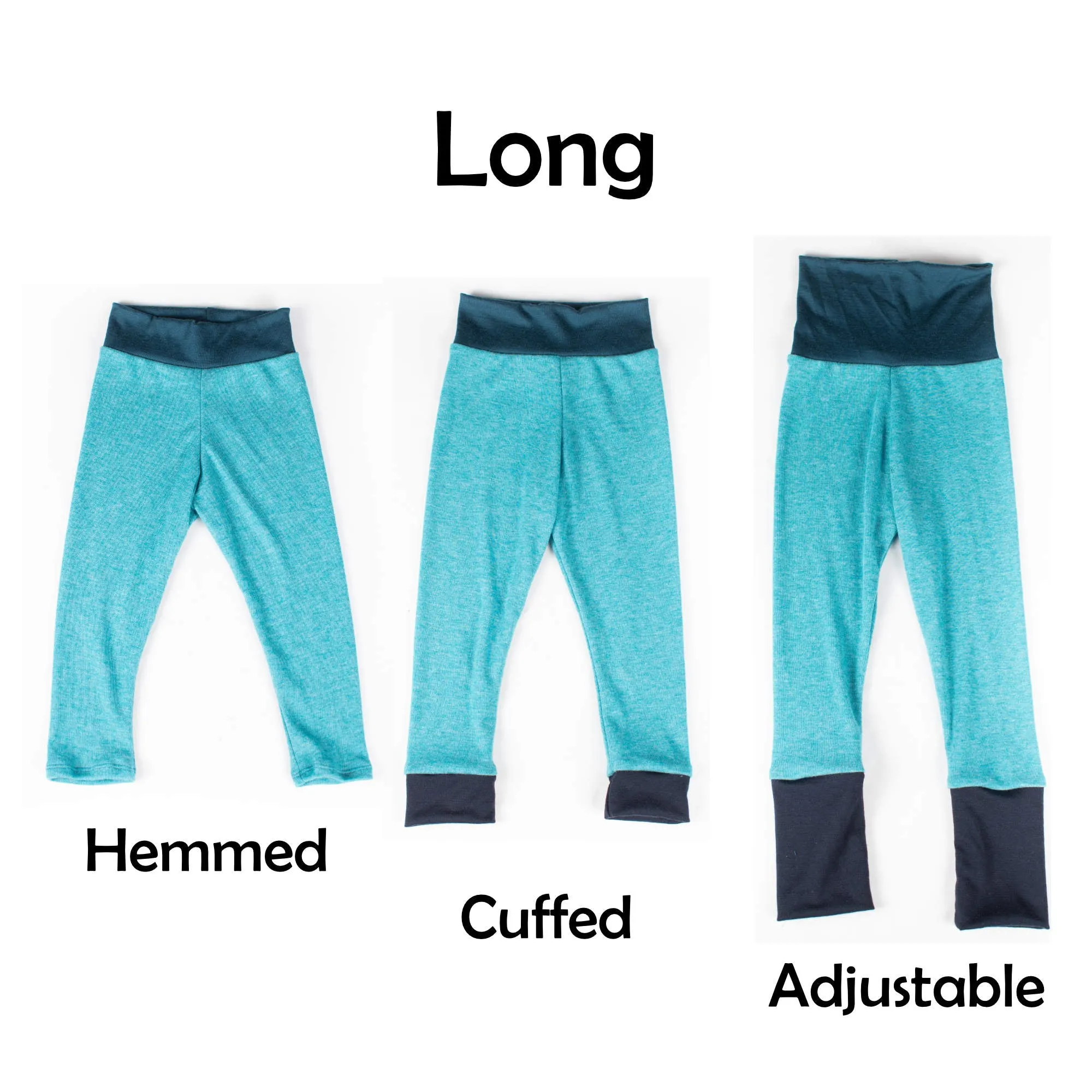 Custom Merino Wool Mid Heavy Weight Leggings - Kids