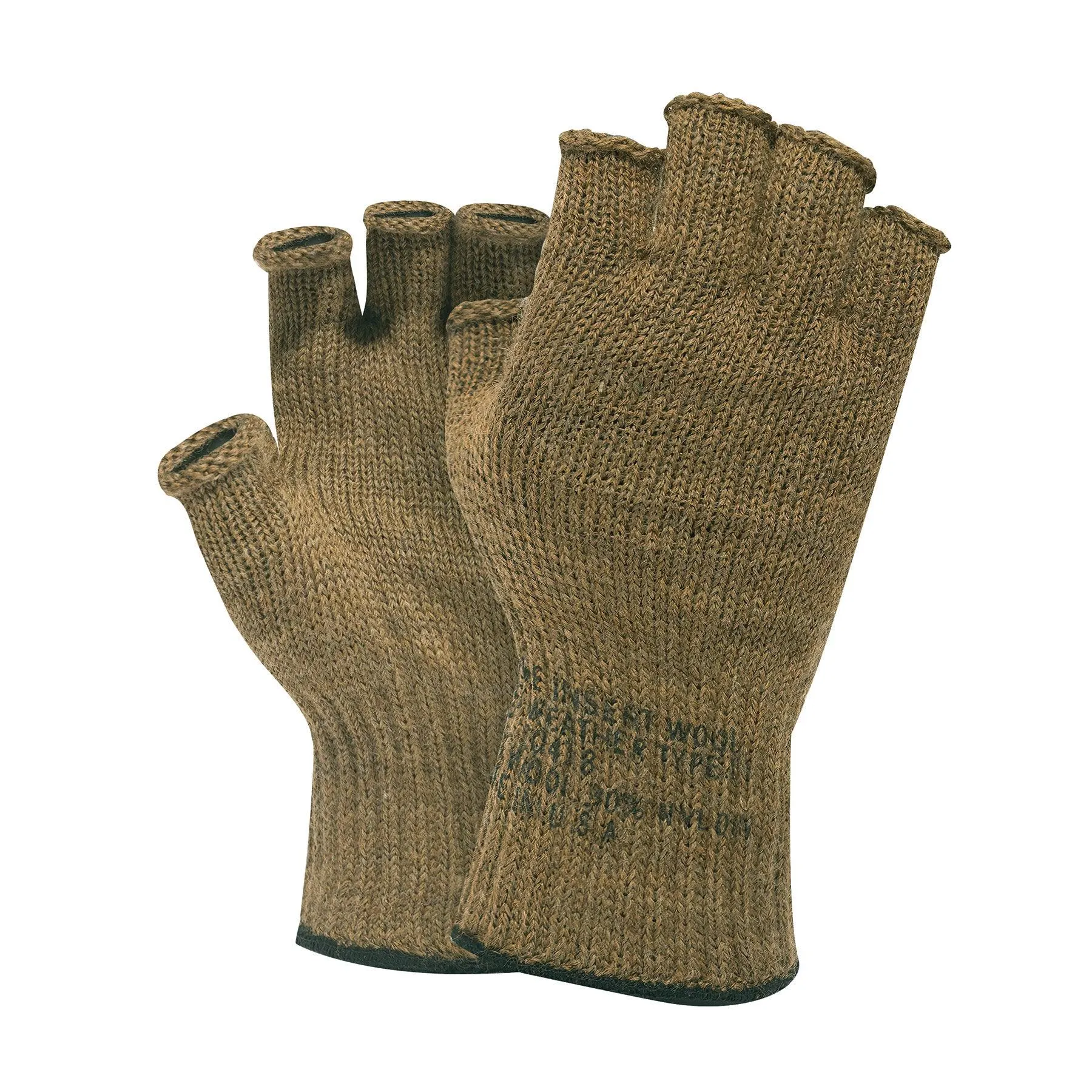 Fingerless Wool Gloves