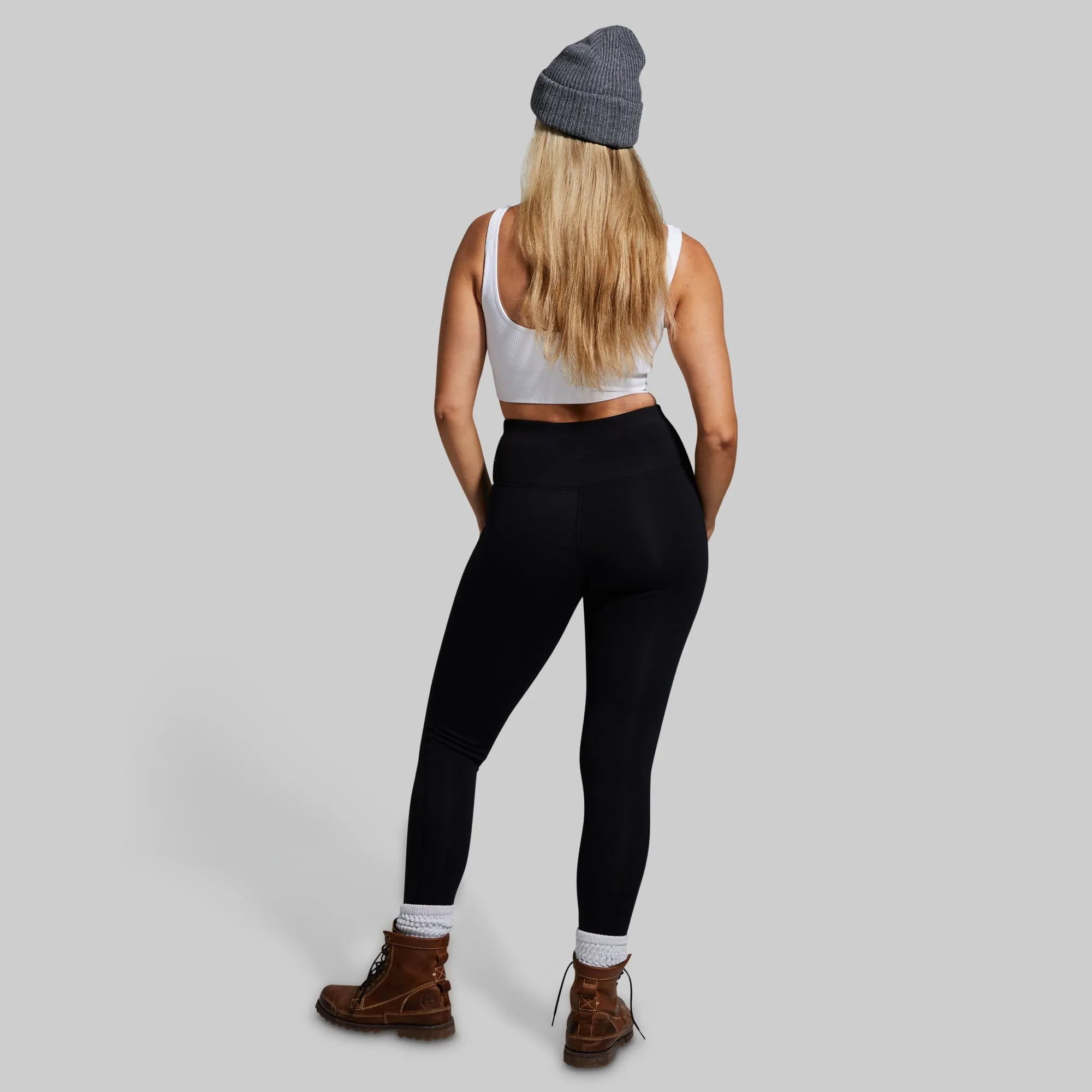 Fleece Lined Legging (Black)