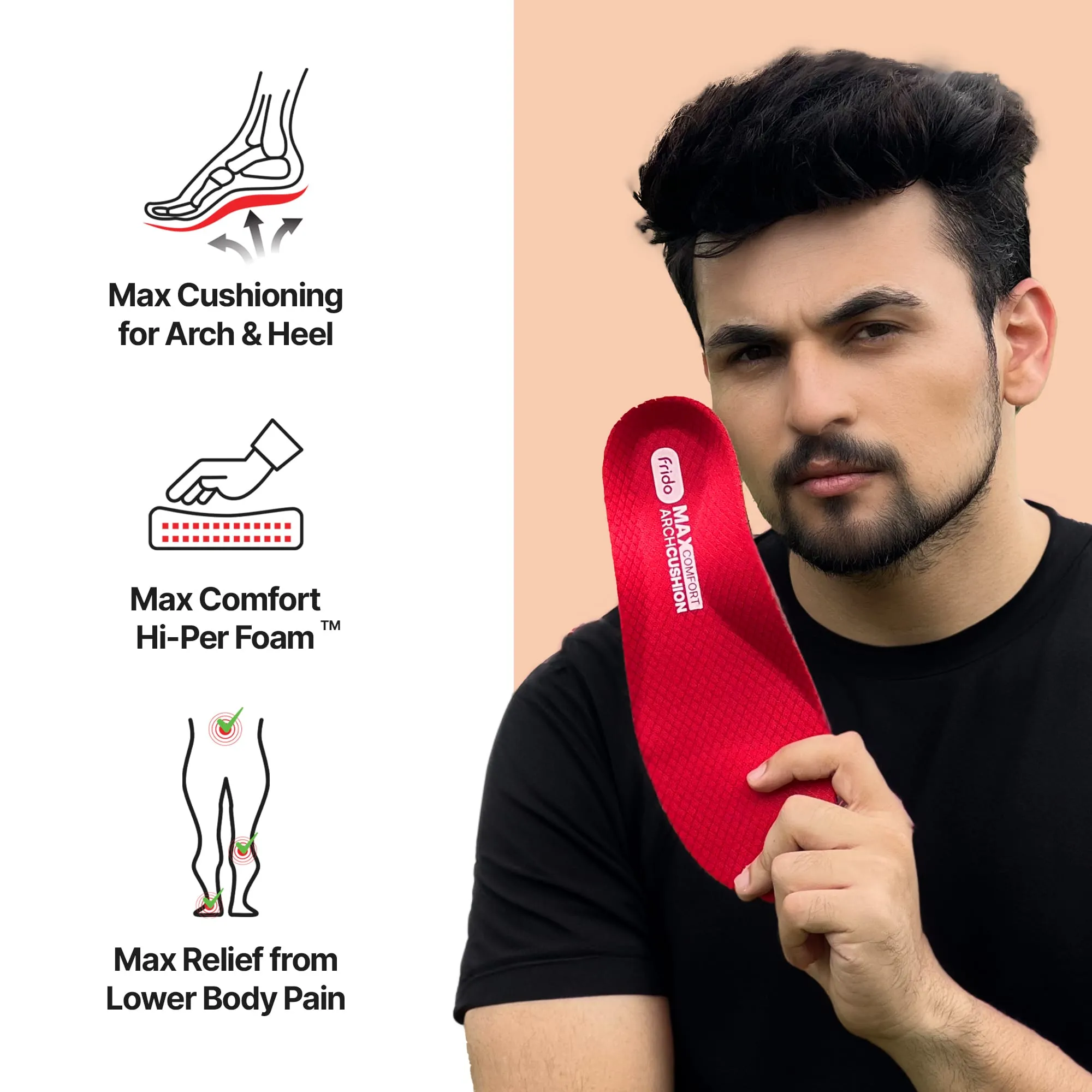 Frido Max Comfort Arch Cushion Insoles