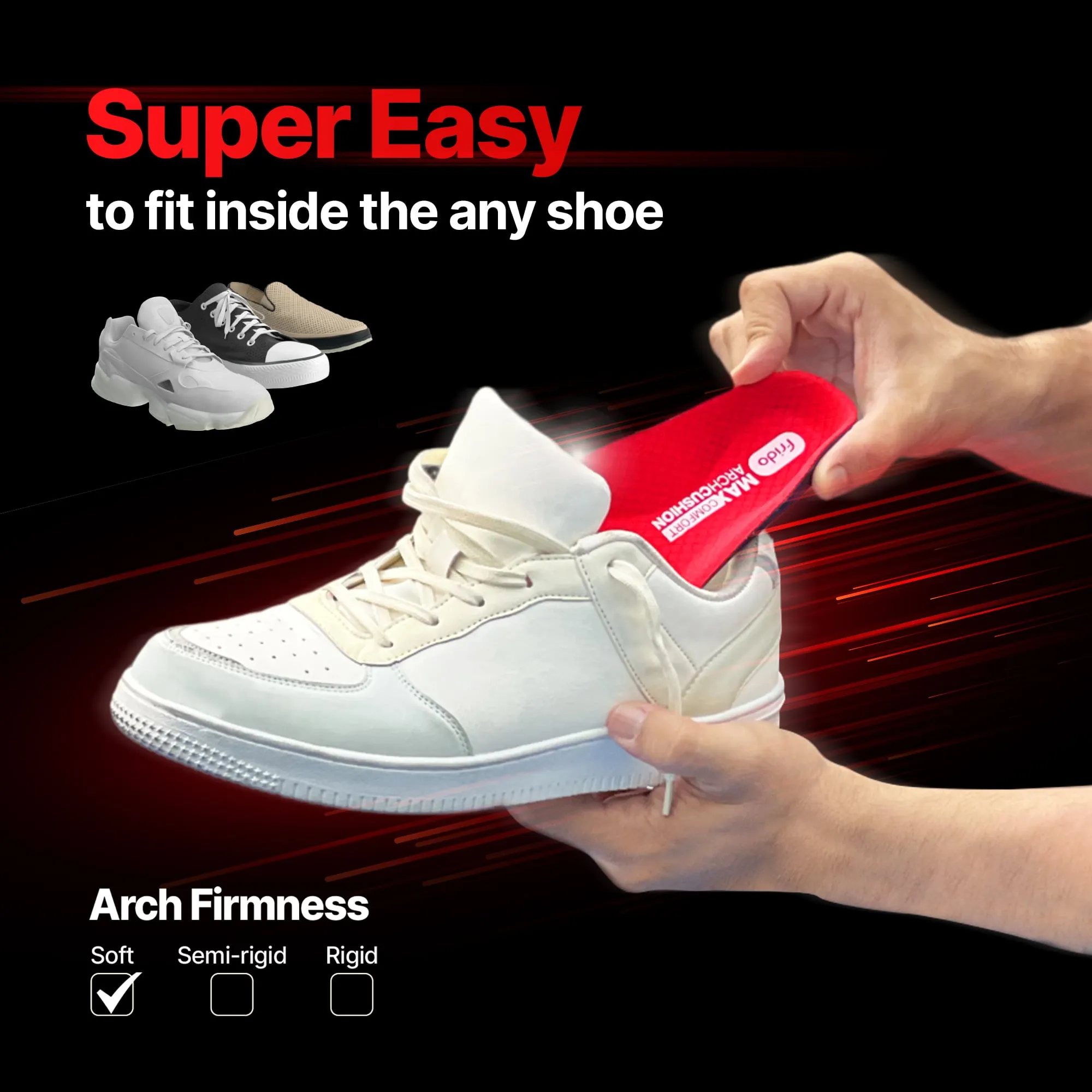 Frido Max Comfort Arch Cushion Insoles