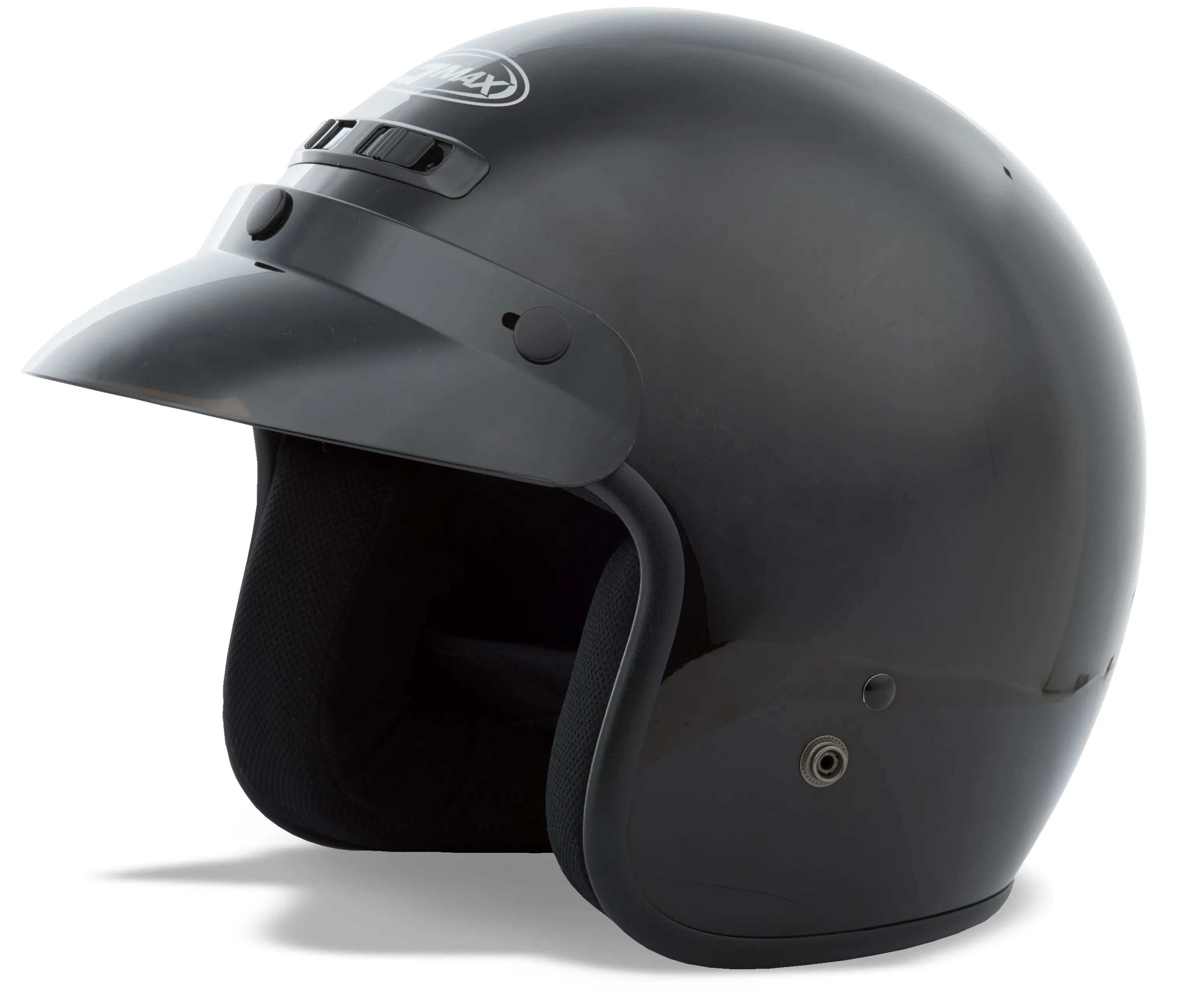 GMax 72-5350 GM-2 Open-Face Helmet Black