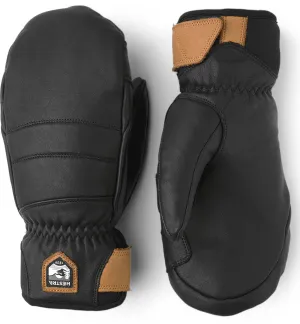 Hestra Womens Leather Fall Line Mitt Black