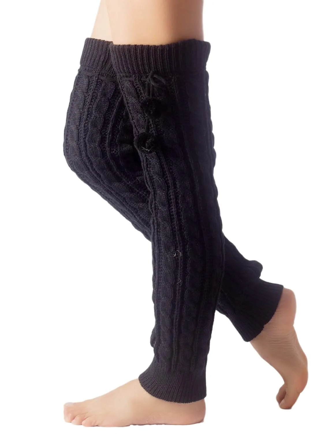 iB-iP Women's Leg Warmer Ballet Dancers Aerobics Cute Knee High Thermal Costume