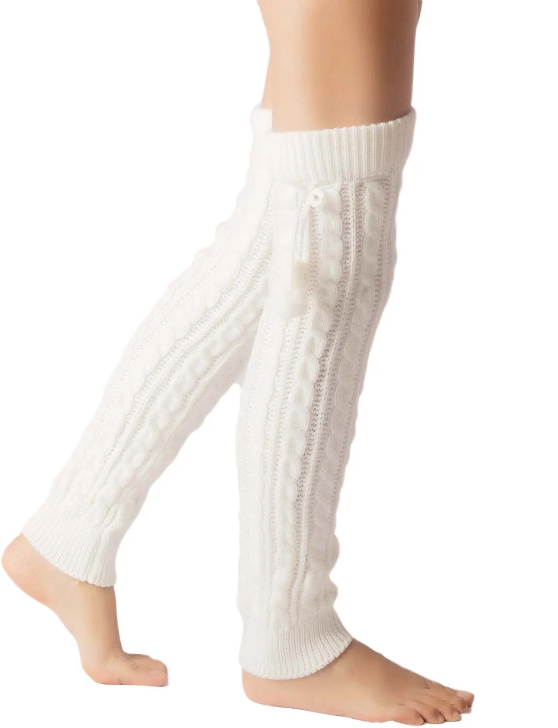 iB-iP Women's Leg Warmer Ballet Dancers Aerobics Cute Knee High Thermal Costume