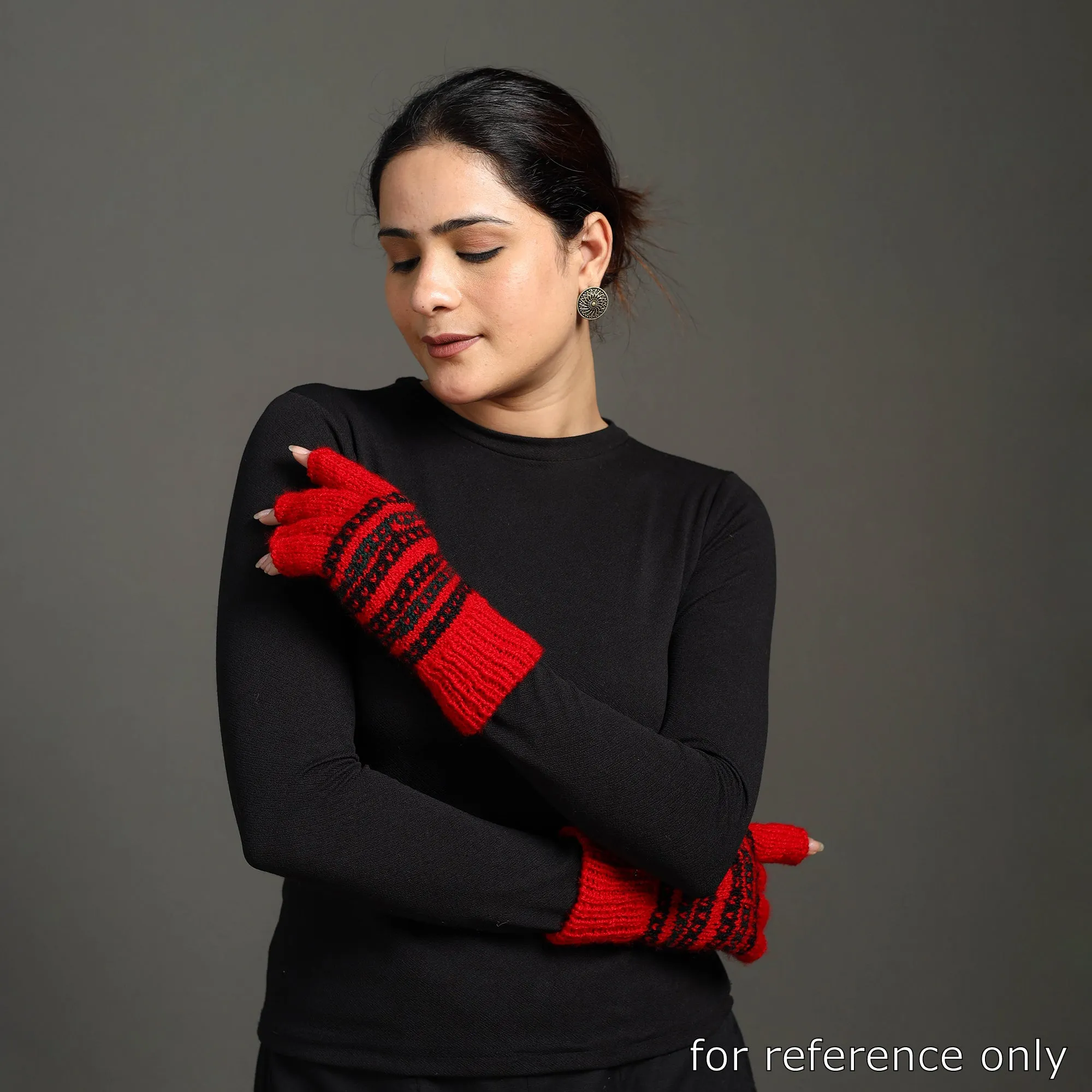 Kumaun Hand Knitted Woolen Gloves (Adult) 25