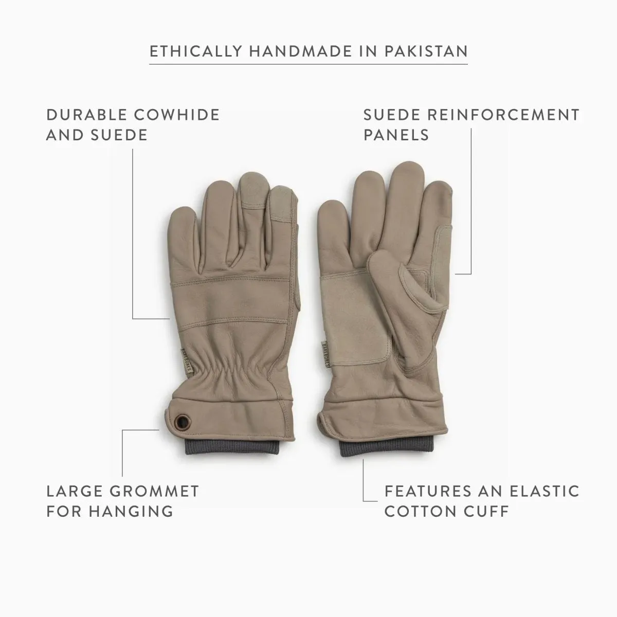 Kunar Glove: Premium All-Purpose Work Glove: Clay