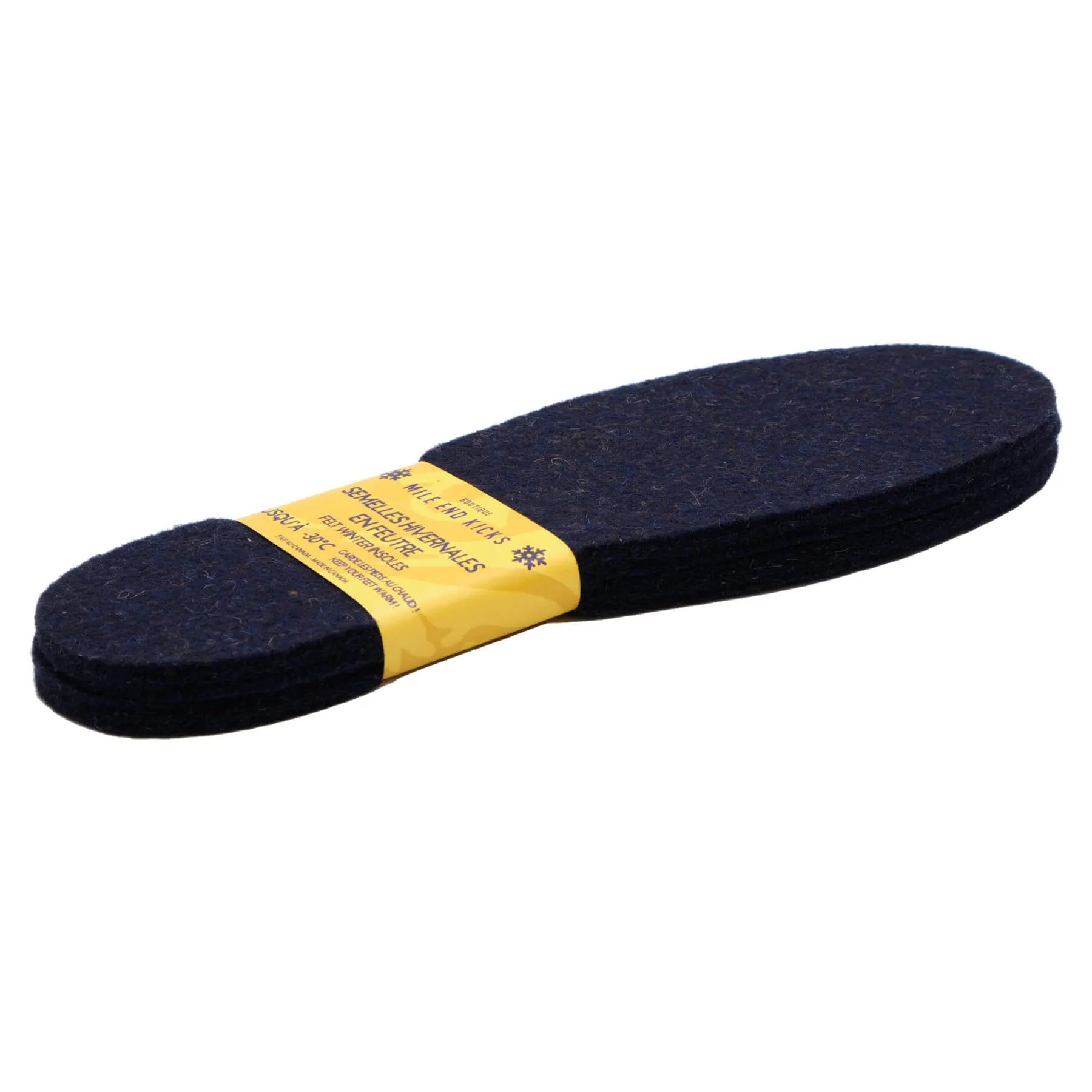 MEK Felt Wool Insoles | Blue