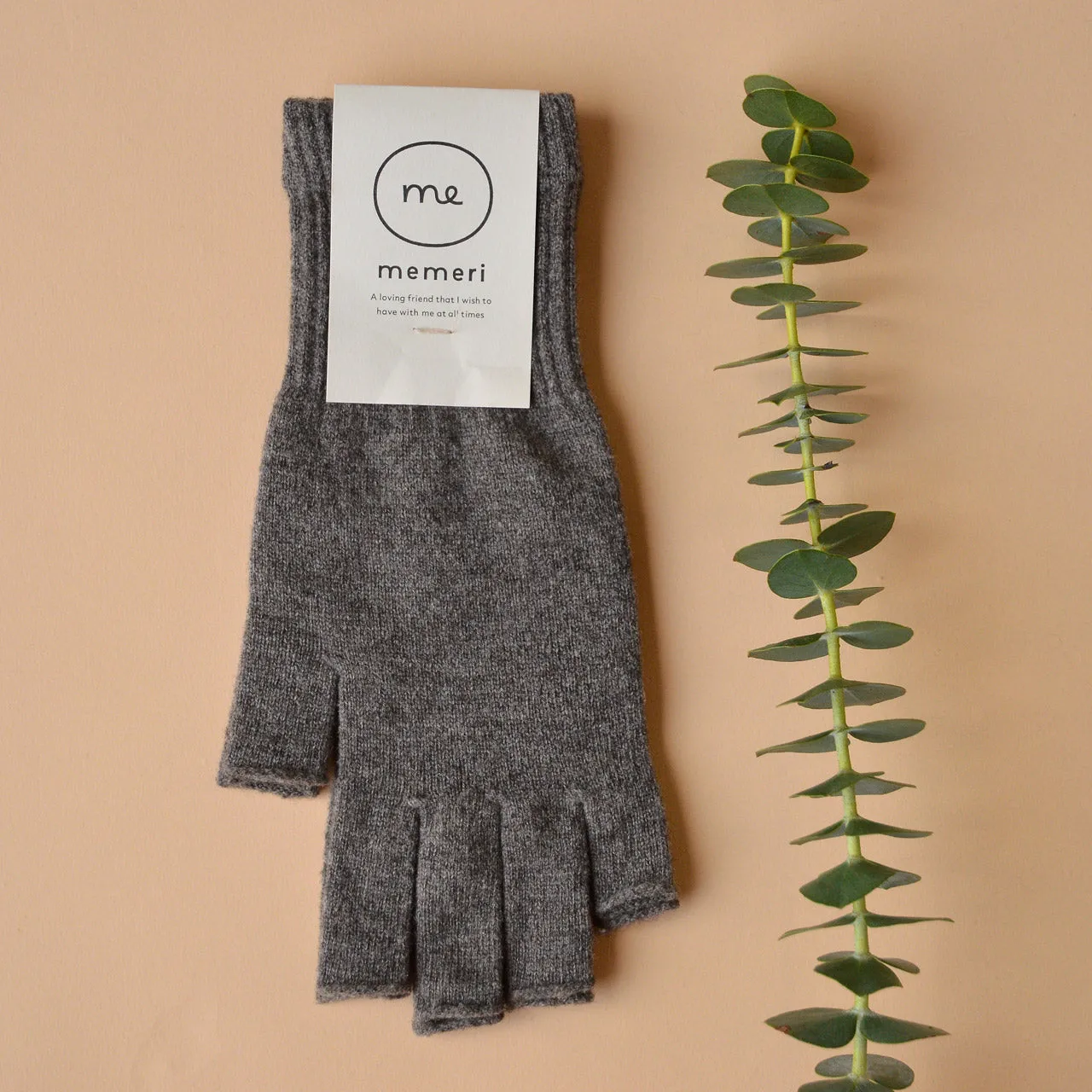 Memeri 100% Merino Wool Fingertip-less Gloves