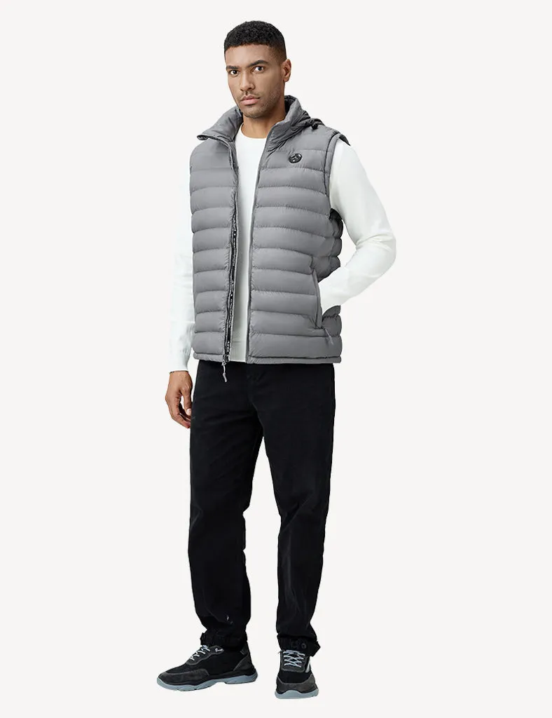 Men's Heated Vest with Retractable Heating Hood