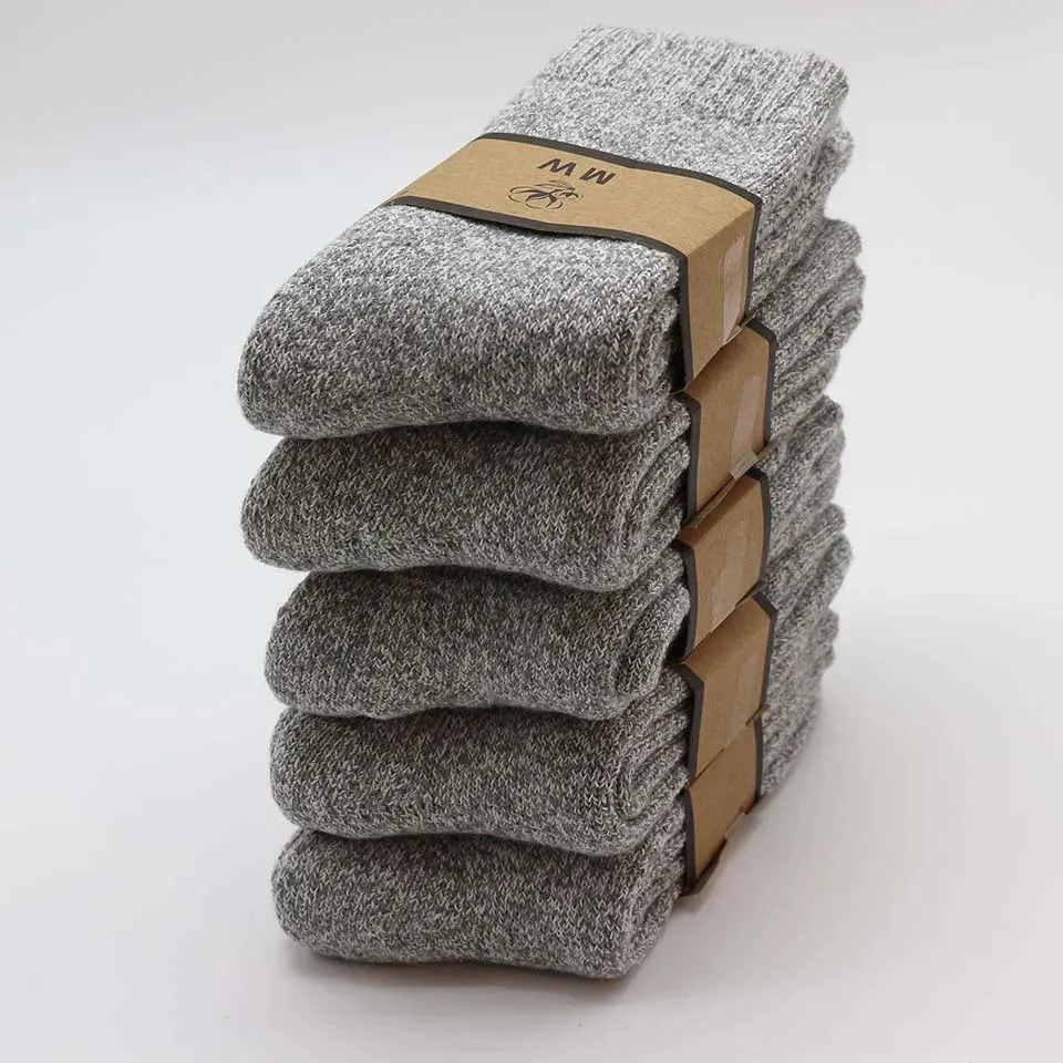 Merino Wool Socks 5 Pack