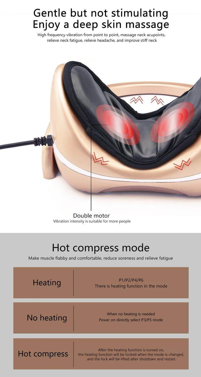 Neck Support Tension Reliever Heated Massager