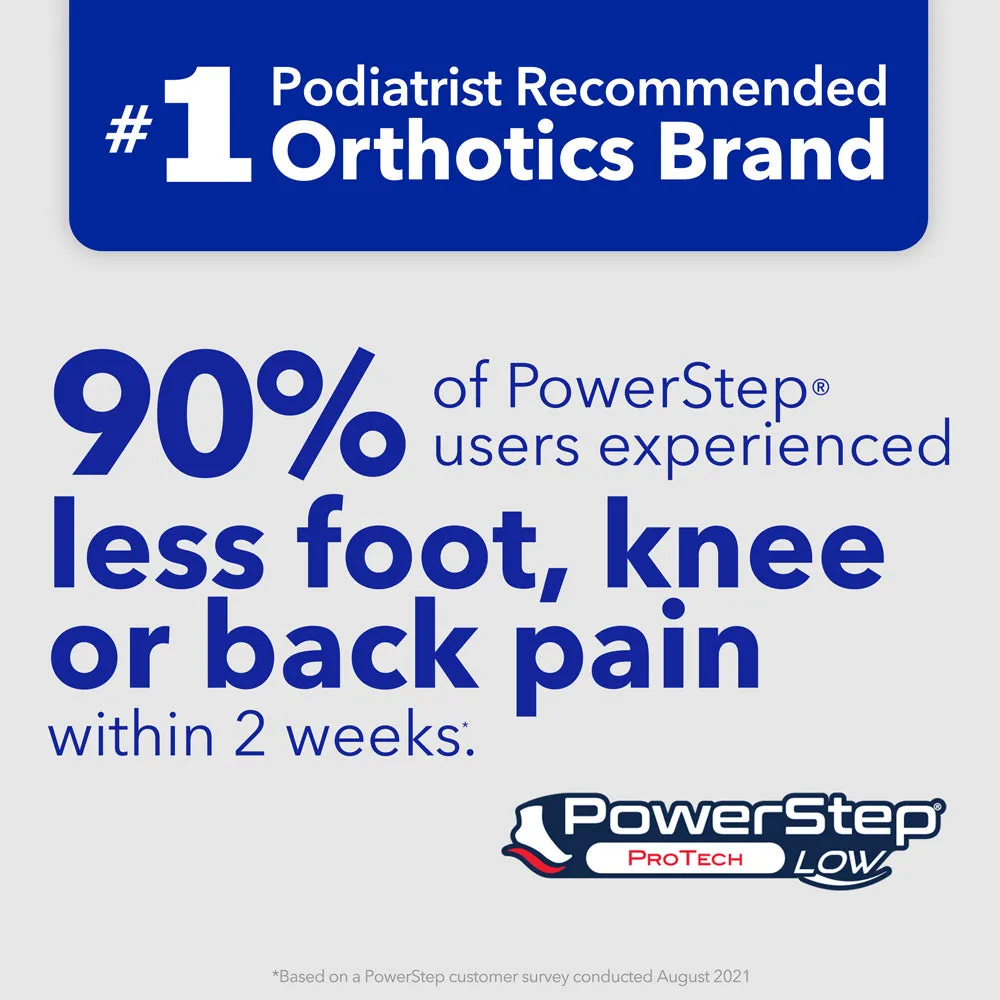 ProTech® Low Arch | Flat Feet Pain Relief Orthotic, Overpronation Insoles