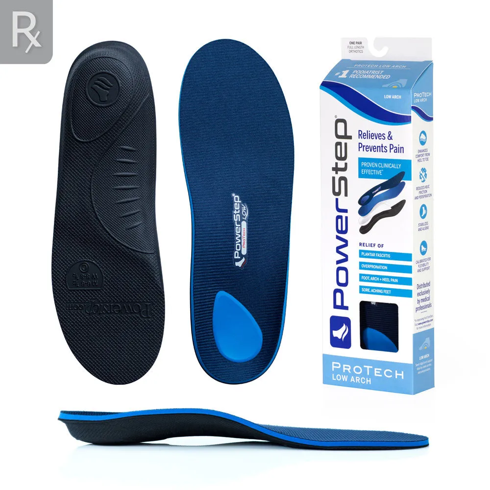 ProTech® Low Arch | Flat Feet Pain Relief Orthotic, Overpronation Insoles