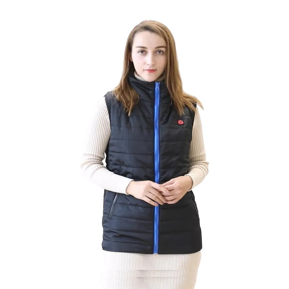 Rechargeable Heated Vest Womens | Adjustable Size 6 Heating Zones | Keepwarming