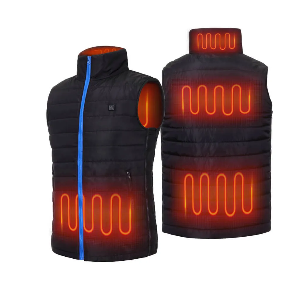 Rechargeable Heated Vest Womens | Adjustable Size 6 Heating Zones | Keepwarming