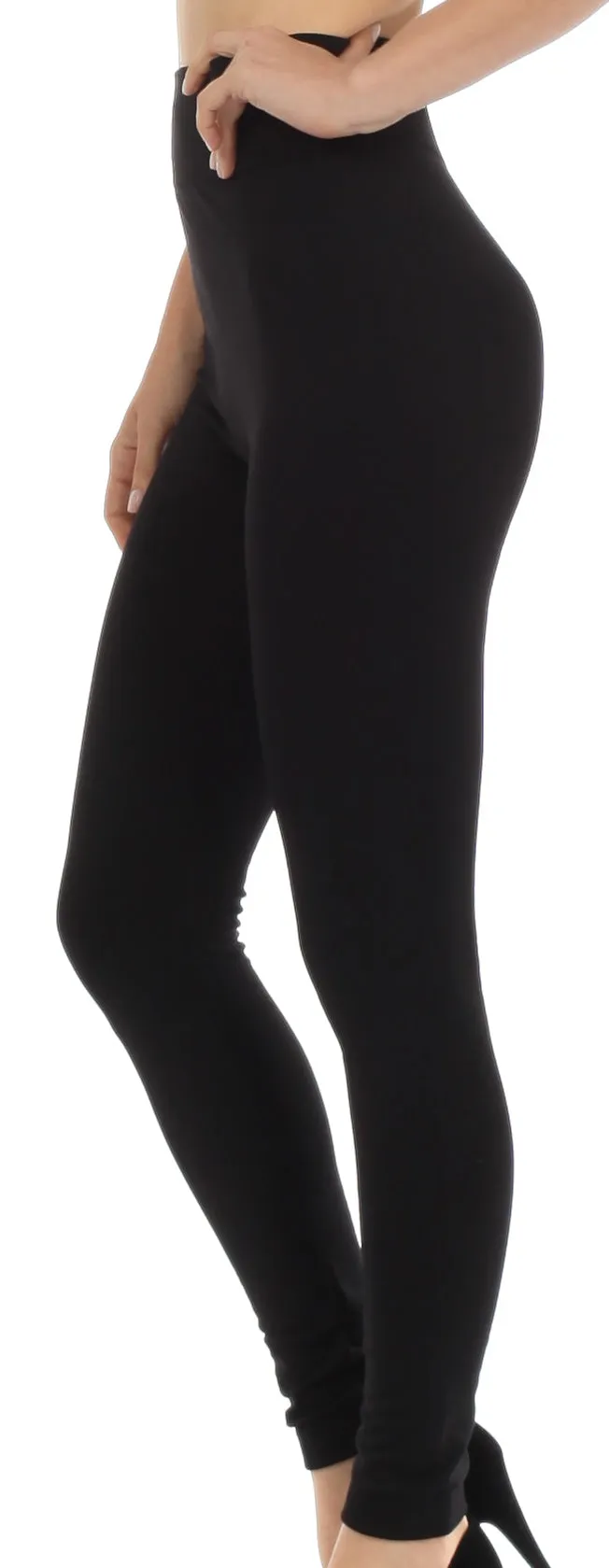 Sakkas Warm Soft Fleece Lined High Waist Leggings