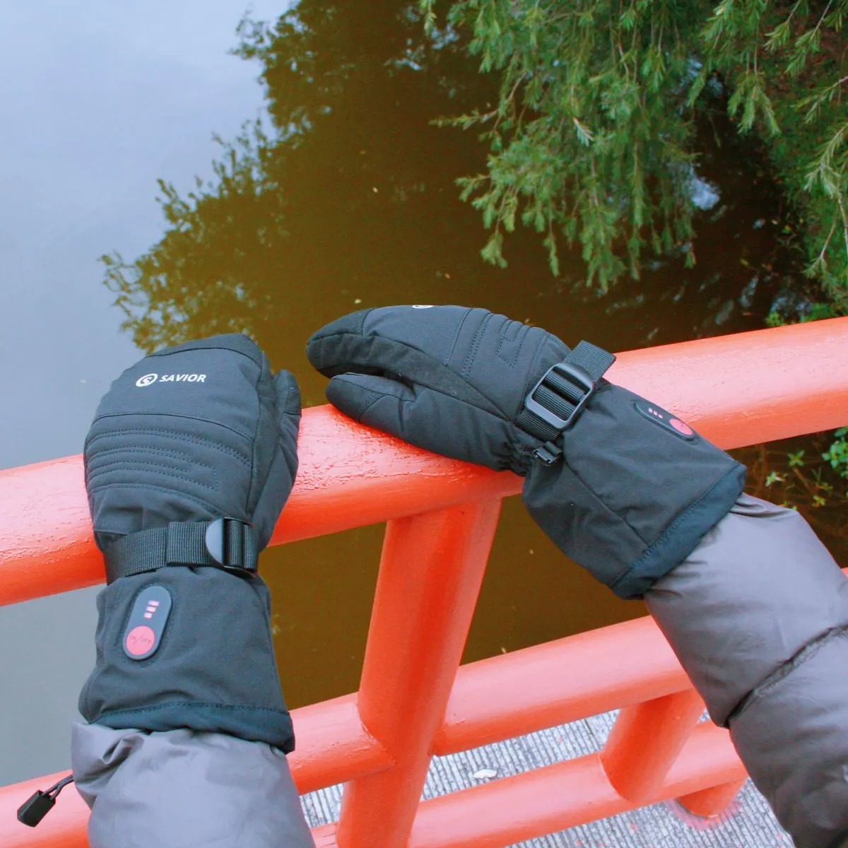 Savior Heated Mittens For Ski