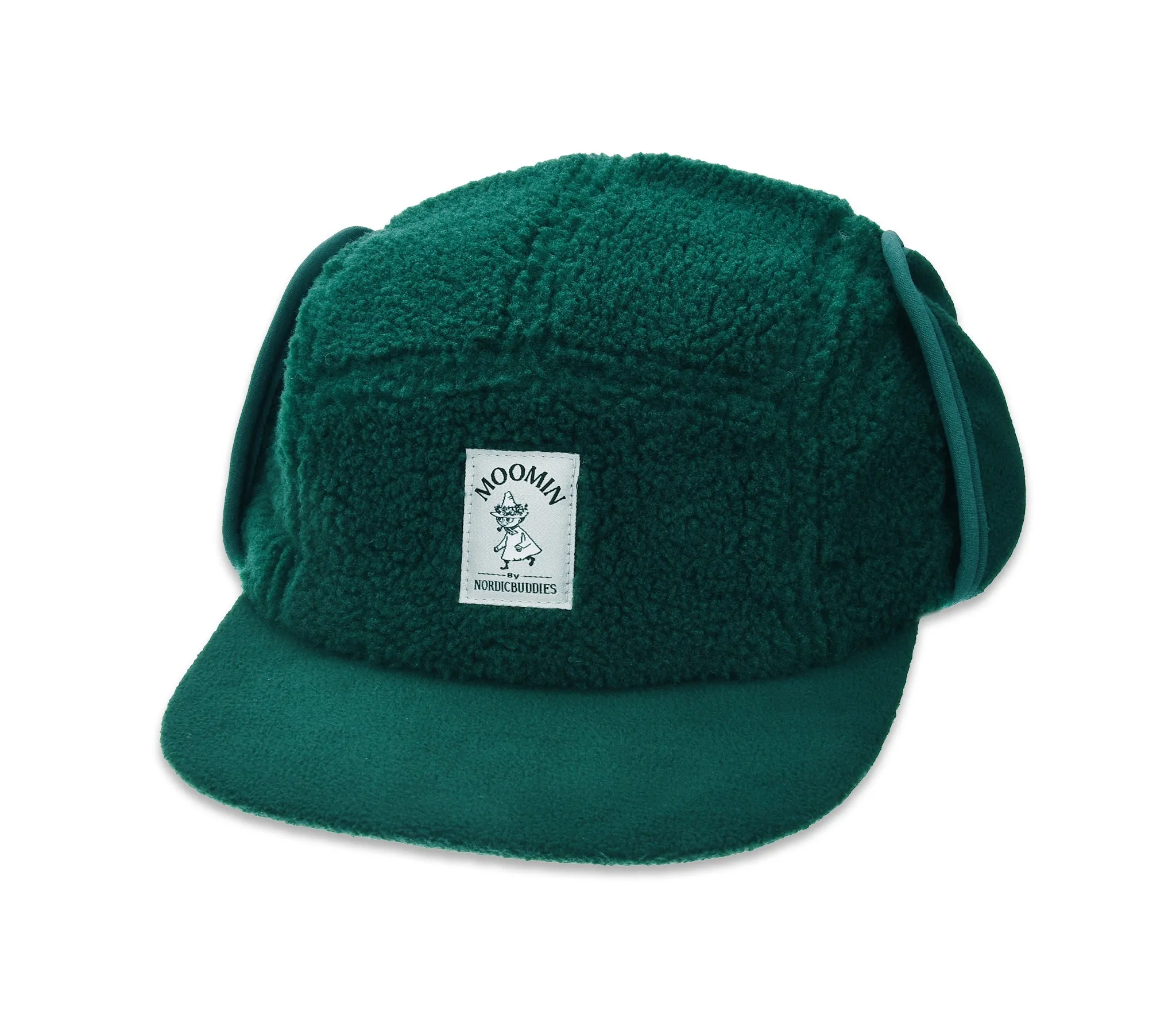 Snufkin Fleece Cap With Ear Warmer - Green