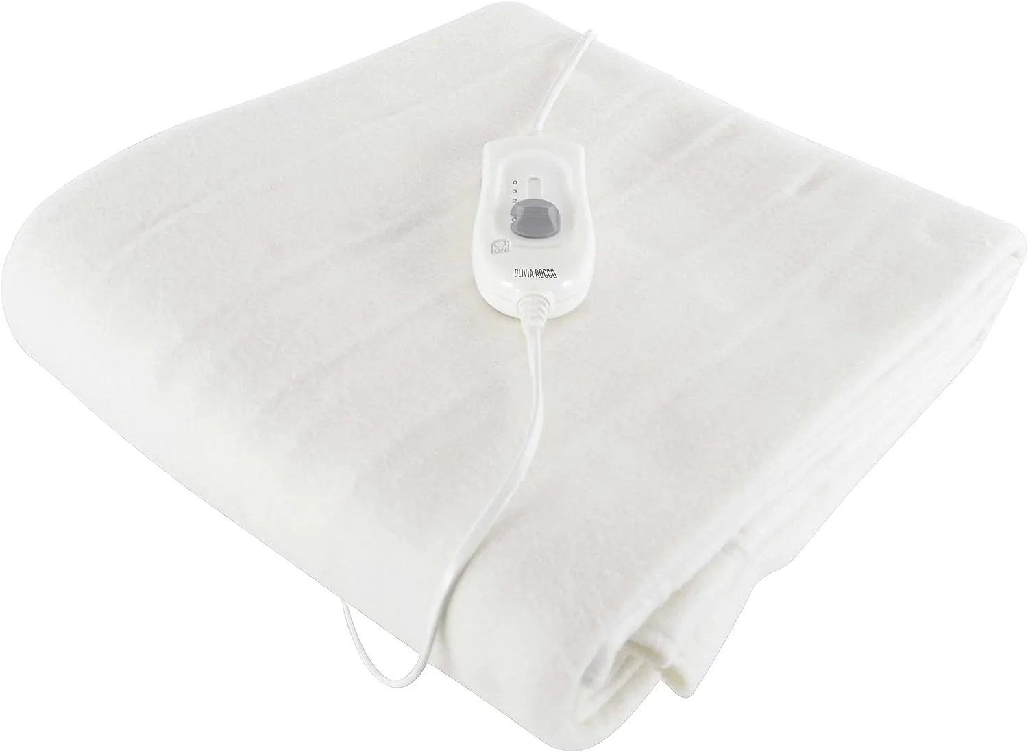 Ultra Soft Electric Heated Underblanket with with Adjustable Heat Settings & Overheat Protection in Single Double King Sizes by OLIVIA ROCCO