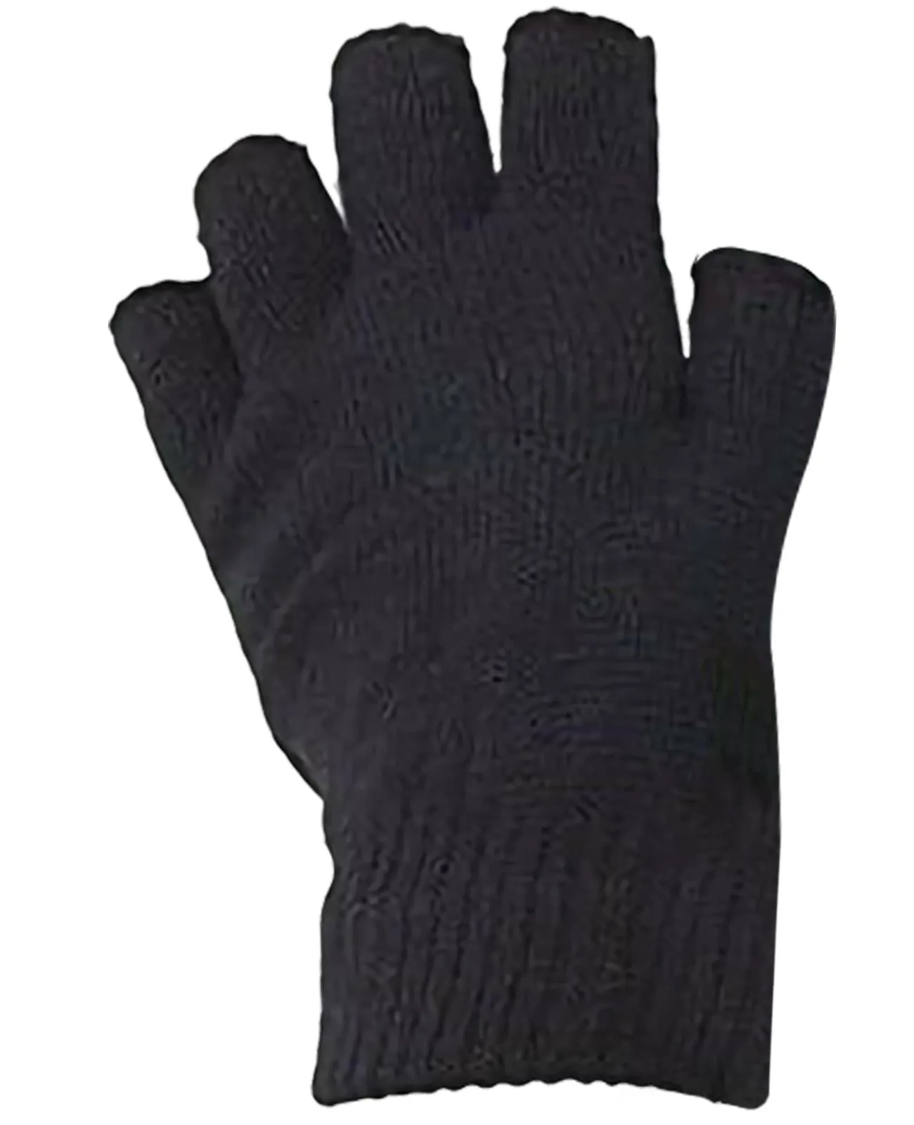 Unisex Fingerless Gloves With Rubber Grip