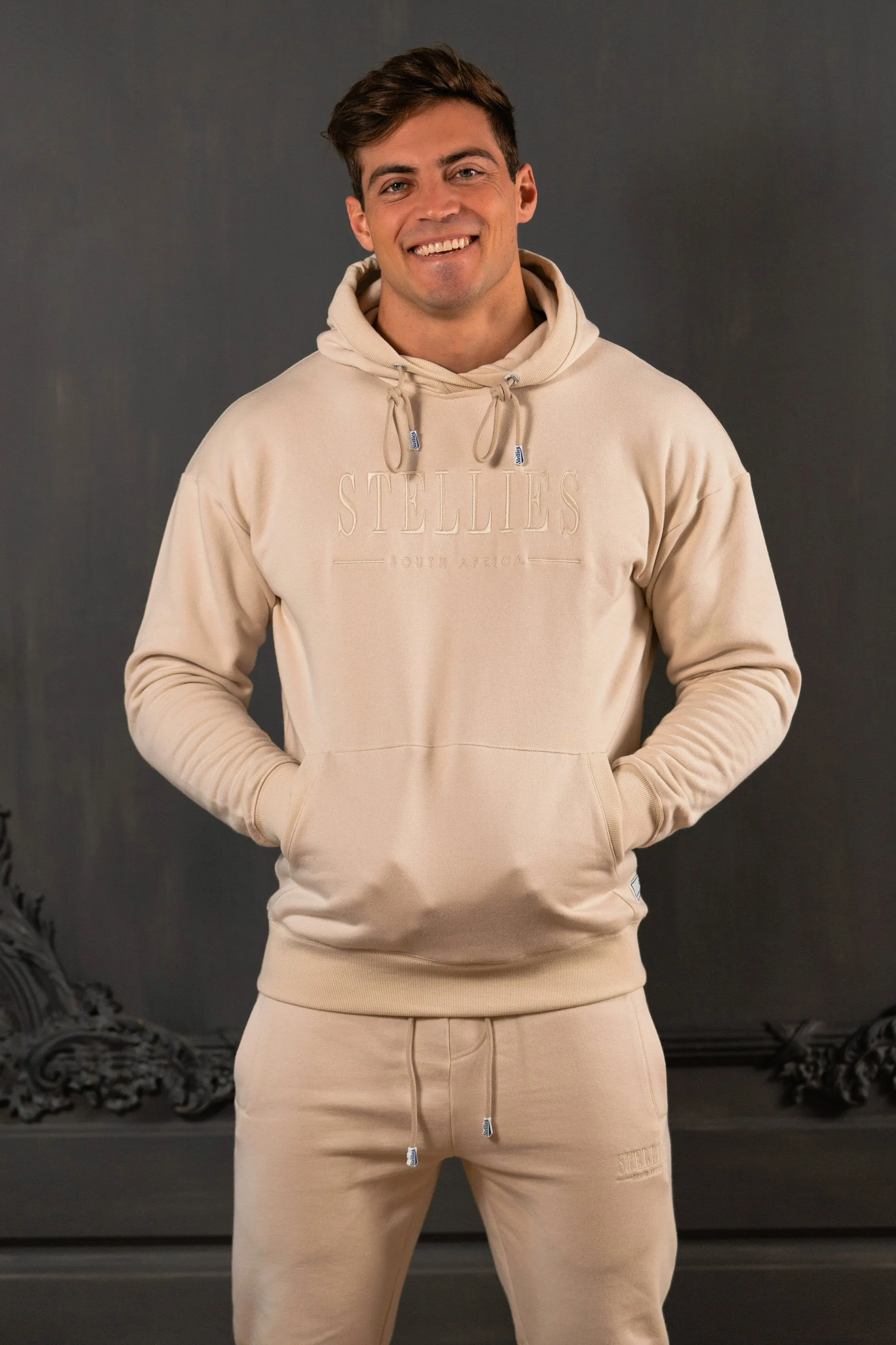 Unisex Fleece Hoodie in Crème