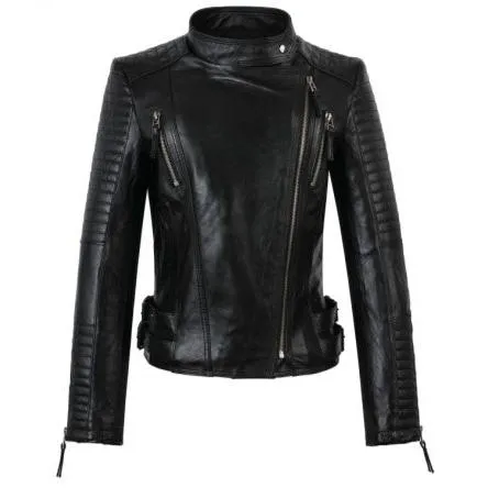 Women faux Leather jacket L1