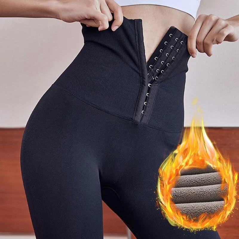 Women High Waist Push Up Compression Gym Workout Leggings