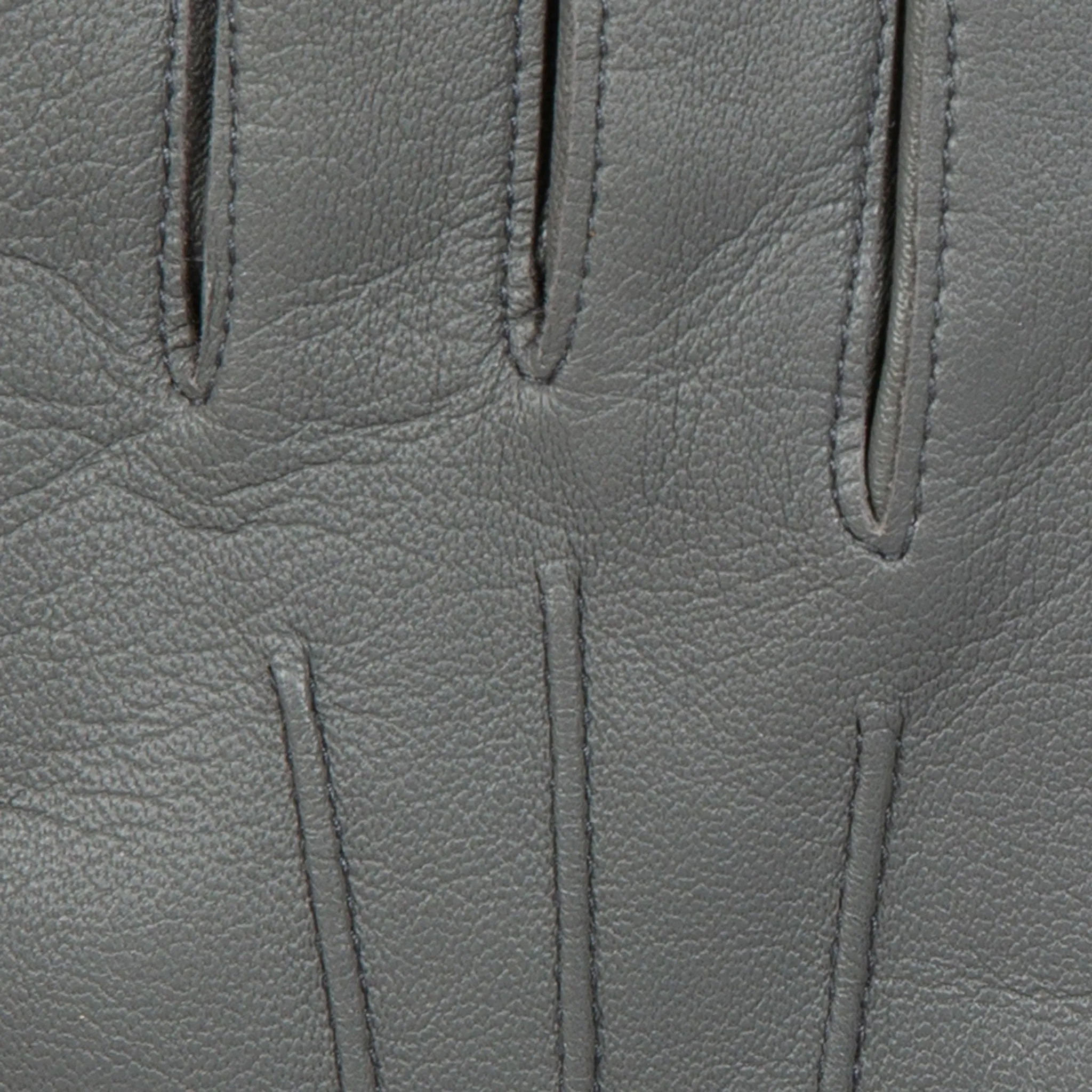 Women's Three-Point Lined Leather Gloves