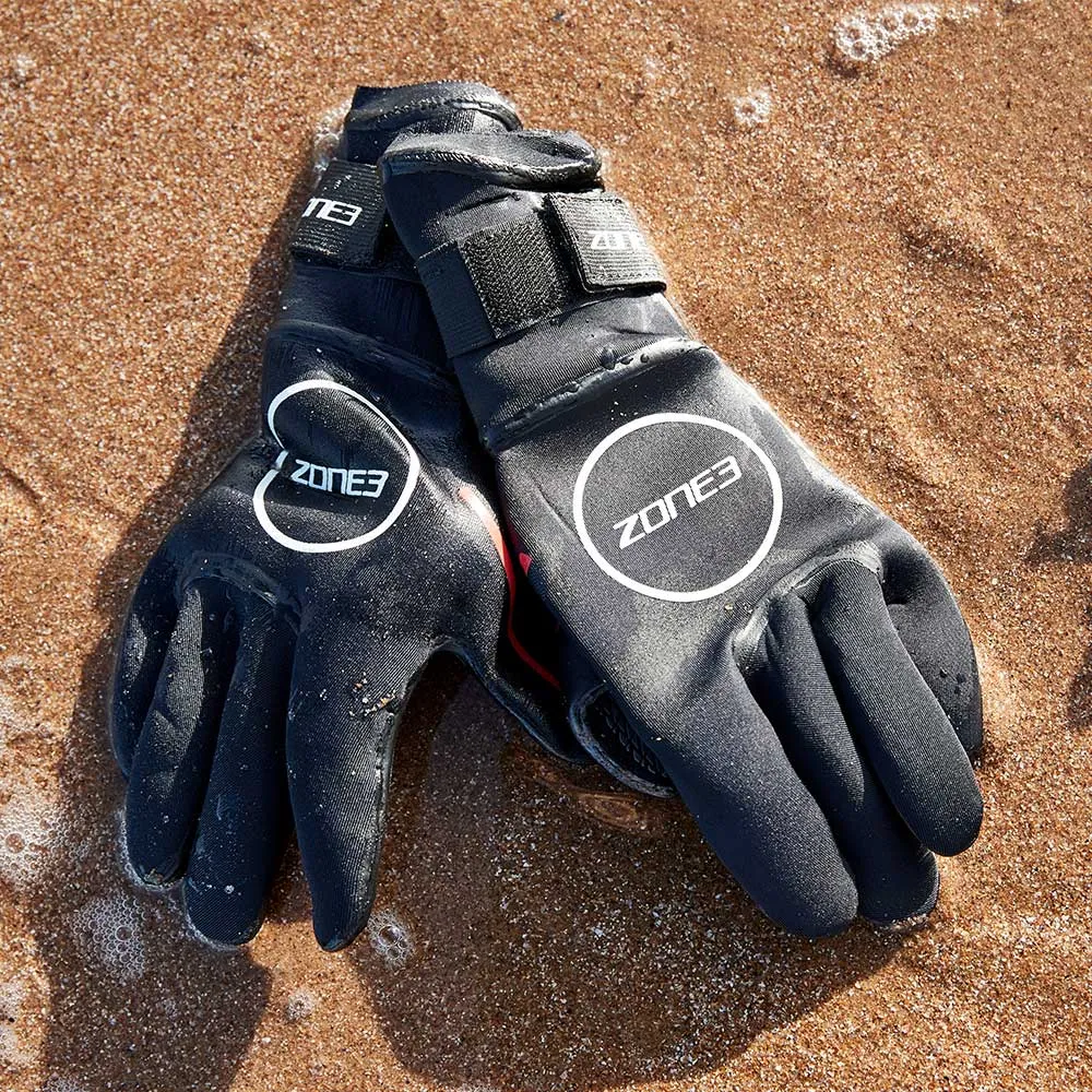 ZONE3 Neoprene Heat-Tech Warmth Swim Gloves (3.5mm)